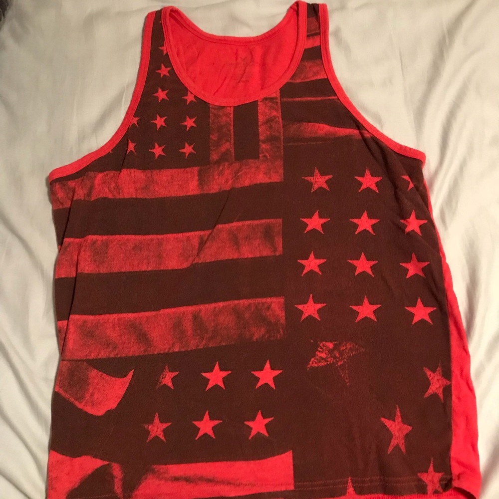 American Eagle flag tank top